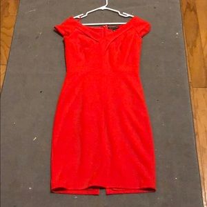 Saks Fifth Ave Red Dress